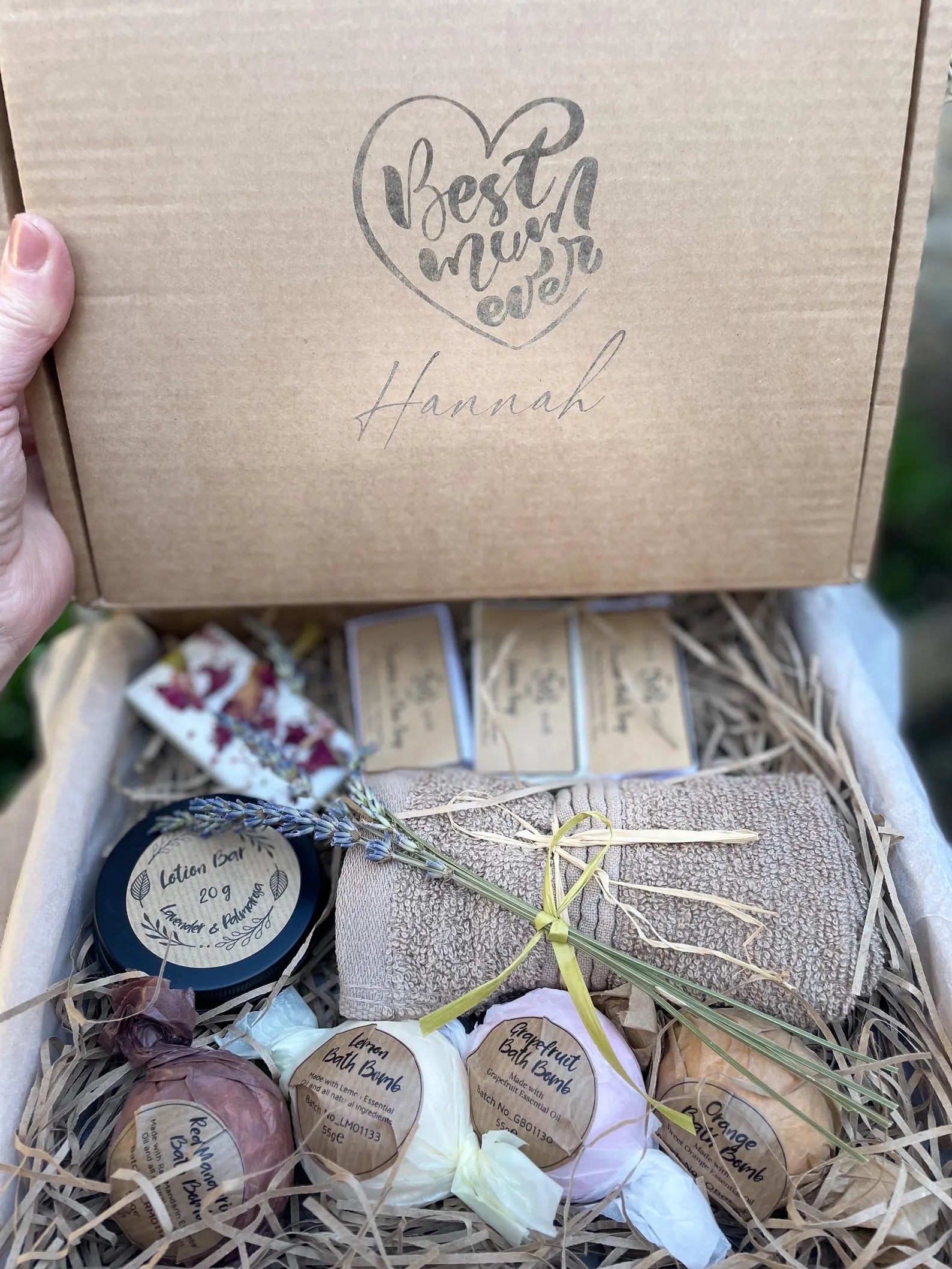 customised Mother's Day hamper