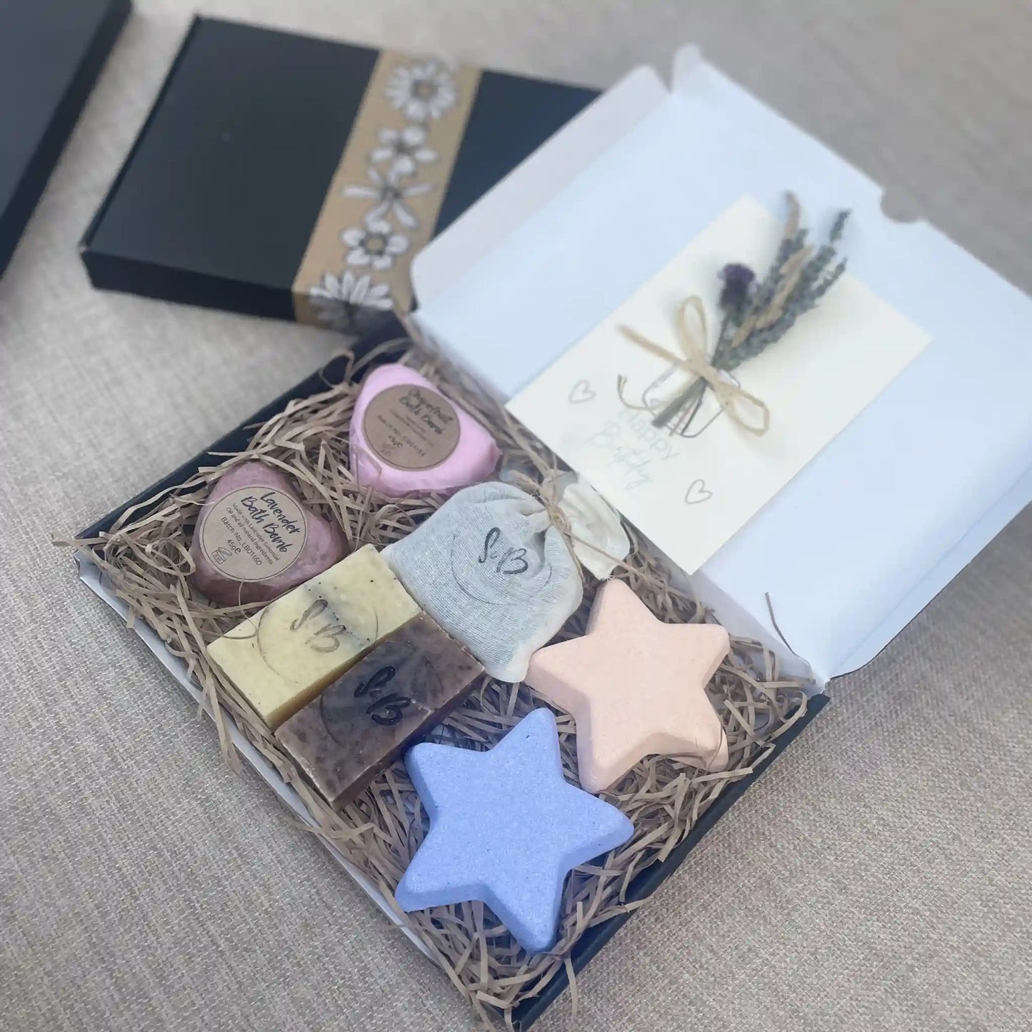 SPA Pamper hamper for birthday gift, letterbox size.