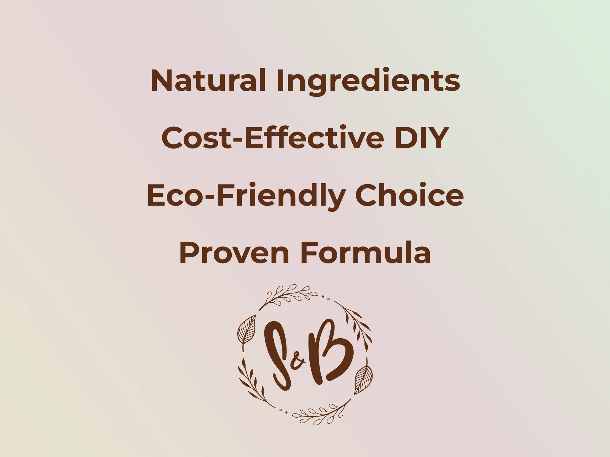 List of advantages of the Natural Surface Cleaner by Soapy and Bubbly