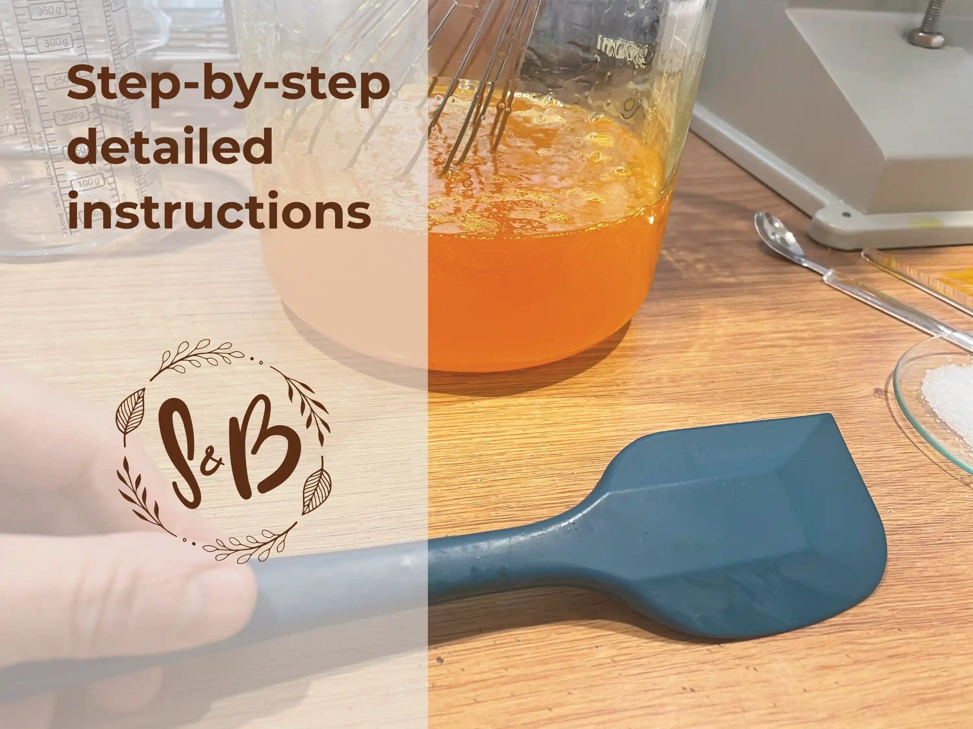 Step of the procedure of making the Hard Surface Cleaner.