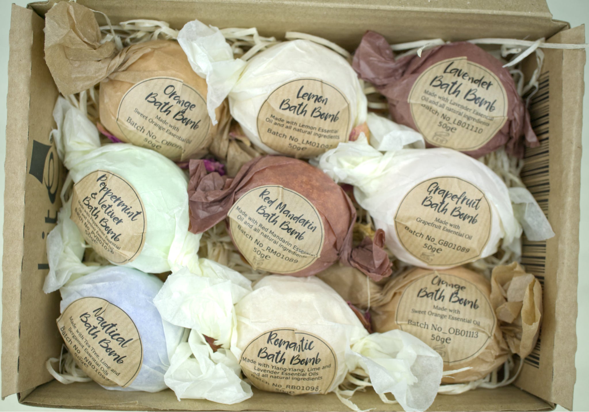 Bath Bombs set of 9 Soapy Bubbly